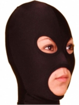 Black Open Eye And Mouth Lycra Spandex Hood Black Open Eye And Mouth Lycra Spandex Hood