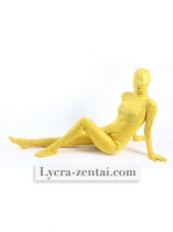 Yellow Fullbody Spandex Zentai Suit