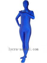 Blue Fullbody Lycra Spandex Zentai Suit