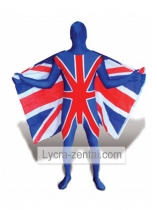 Uk Flag Pattern Zentai Full body suit