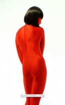 Sexy Red Fullbody Lycra Zentai Suit