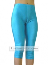 Blue Lycra Spandex Shorts