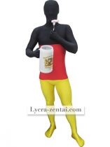 German Flag Pattern Spandex Lycra Zentai Suit