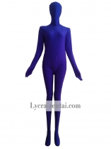 Two-piece Purple Spandex Zentai Costume