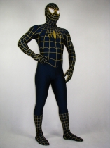 Yellow and Blue Spiderman Lycra Zentai Costume