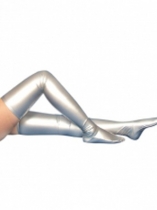 Silver PVC Sexy Stockings Silver PVC Sexy Stockings