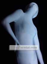Light Grey Spandex Fullbody Zentai Suit