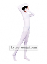 White Fullbody Spandex Zentai Suit