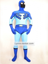 Bleu Beetle Lycra Spandex Super-héros Costume