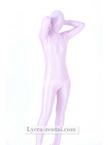 Sexy Pink Fullbody Shiny Metallic Zentai Suit
