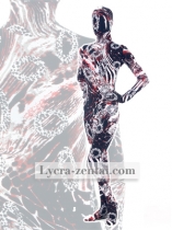 Gergeous Pattern Spandex Fullbody Zentai Suit
