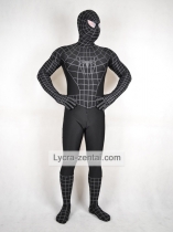 Black Spiderman Lycra Spandex Super Hero Zentai Suit