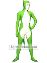 Green White Lycra Animal Zentai Suit