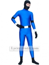 White Black Ninjia Zentai Catsuit