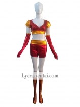 Iron Man Ironette Shiny Metallic Superhero Costume