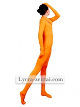 Sexy Orange Fullbody Spandex Zentai Suit