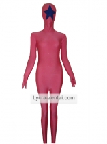 Pink Star Super Hero Spandex Zentai Suit