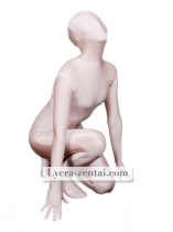 Ivory Lycra Spandex Zentai Suit