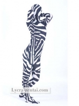Zebra Pattern Lycra Spandex Zentai Suit Zebra Pattern Lycra Spandex Zentai Suit