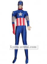 Captain America Spandex Superhero Series Zentai Costume
