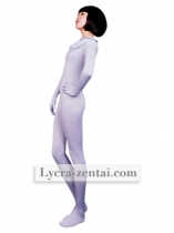 Light Gray Fullbody Spandex Zentai Suit