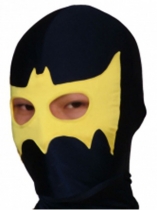 Black And Yellow Open Eye Spandex Hood Black And Yellow Open Eye Spandex Hood
