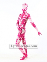 Pink Camouflage Fullbody Zentai Suit