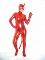 Red Shiny Metallic Zentai Suit Red Shiny Metallic Zentai Suit