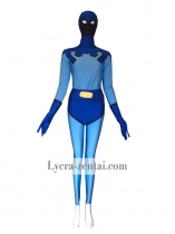 Female Version Blue Beetle Spandex Superhero Costume
