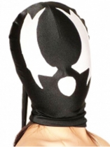 Black And White Spandex Hood