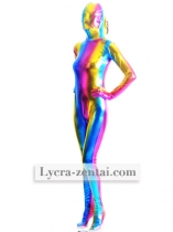 Gorgeous Metallic Lycra Zentai Suit