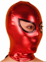 Red And Black Open Eye Shiny Metallic Hood Red And Black Open Eye Shiny Metallic Hood