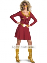 Iron Man 2-Iron Woman Red Classic Superhero Costume Iron Man 2-Iron Woman Red Classic Superhero Costume