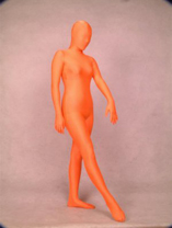 Orange unicolor Lycra Spandex Full body Zentai Suit Orange unicolor Lycra Spandex Full body Zentai Suit