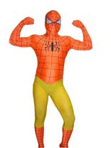 Orange and Yellow Spiderman Lycra Spandex Hero Zentai Suit Orange and Yellow Spiderman Lycra Spandex Hero Zentai Suit