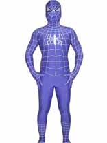 Lycra Spandex Hero Zentai Suit Purple Spiderman