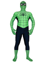 Green Spiderman Costume Suit Outfit Zentai suit