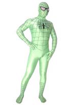 Green Lycra Spandex Spiderman Zentai Suit