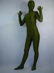 Army Green Lycra Spandex Unisex Zentai Suit