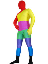 Multicolor Full body Lycra Spandex Unisex Zentai Suit
