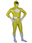 Yellow Power Ranger Superhero Costume Yellow Power Ranger Superhero Costume