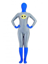 Superhero Costume In Blue And Gray Superhero Costume In Blue And Gray