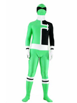 Power Ranger Costume In Green And Black