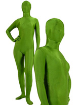 Green Lycra Spandex Zentai Suit Full Body Zentai Suit