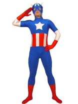 Captain America Lycra Spandex Zentai Suit