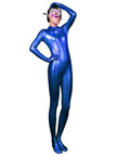 Deep Blue Zentai Sexy Full Body Shiny Zentai Catsuit