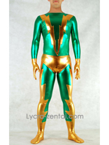 Green Golden Halloween Catsuit