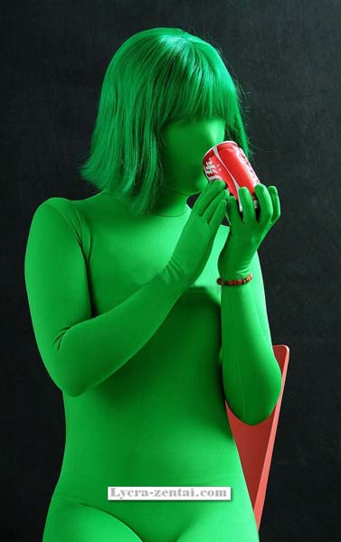 Green Modal Fibre Fullbody Zentai Suit Green Modal Fibre Fullbody Zentai Suit