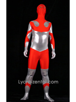 Super-héros Costume Rouge Argenté