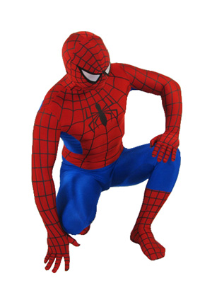 Red and Blue Spiderman Lycra Spandex Superhero Zentai - Click Image to Close